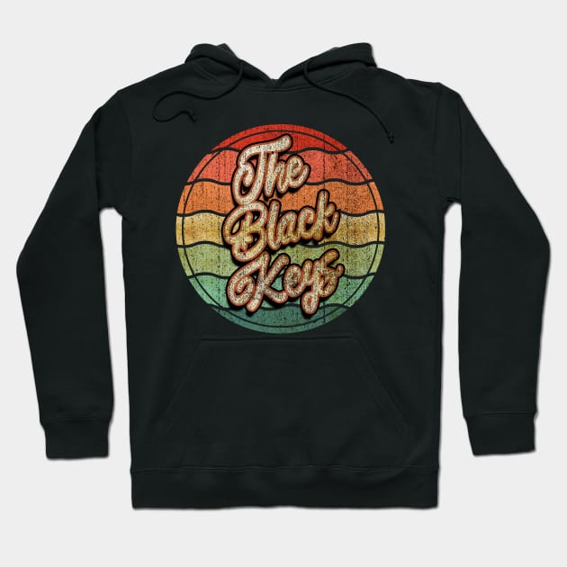 Retro Vintage The Black Keys Hoodie by Electric Tone